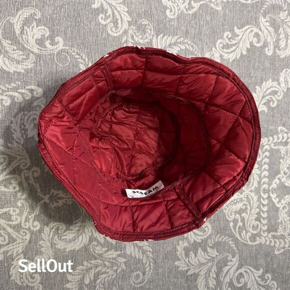 Scream 6 Ghost Face Red Quilted Bucket Hat One Size Movie Merch - Picture 5 of 6